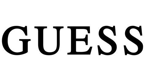 guess logo font.